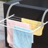 Varal Portatil de Porta Janela Sacada Apartamento Suporte Seca Roupa Dobravel 5 Varetas Pratico - 8