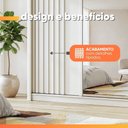 Ver mais imagens de Guarda Roupas Casal com Espelho Ripado 2 Portas 4 Gavetas Luna