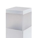 Ver imagem 4 de Poste Luminaria Balizador em Aluminio para Jardim Cor:branco