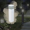 Ver imagem 3 de Poste Luminaria Balizador em Aluminio para Jardim Cor:branco