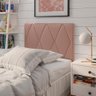 Cabeceira Cama Box Suspensa Poliana Casal 1,60 Rose - 1