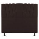 Ver imagem 7 de Cabeceira Cama Box Solteiro Dublin 100cm Linho Marrom - Abmaza