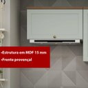 Ver imagem 3 de Armário de Cozinha Genialflex Iluminata Aéreo 70 Cm Hortelã