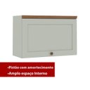 Ver imagem 4 de Armário de Cozinha Genialflex Iluminata Aéreo 70 Cm Hortelã