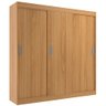 Guarda Roupa Lisboa Casal 3 Portas 2 Gavetas Evidencia Cor Cinamomo - 1