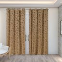Ver imagem 1 de Cortina em Tecido Jacquard 2,70 m x 2,30 m:Avelã