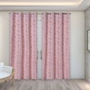 Ver imagem 1 de Cortina em Tecido Jacquard 2,70 m x 2,30 m:Rosa