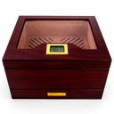 Ver imagem 6 de Caixa Umidora de Charutos Higrômetro Digital Kit com Cortador e Case