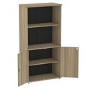 Ver imagem 2 de Armário Misto P25 Pandin 80 Cm (largura) em Mdp Cor Noce Naturalle com 2 Portas e 3 Prateleiras