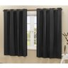 Cortina Blackout PVC Corta 100% A Luz 2,20x1,30 M - Preta - 1