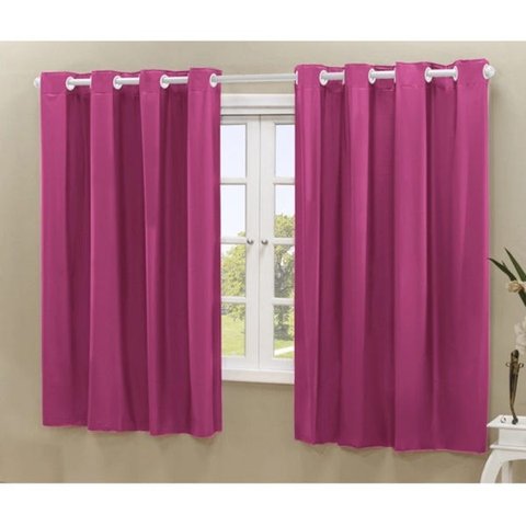 Cortina Blackout PVC Corta 100% A Luz 2,20x1,60 M - Pink