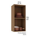 Ver imagem 3 de Armário Aéreo 1 Porta 40cm Vitra Luciane Móveis
