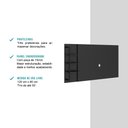 Ver imagem 4 de Painel de Parede Amazonas para TV até 50' Preto Carraro