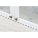 Ver imagem 5 de Paneleiro de Cozinha Modulado Cristaleira Americana 2 Portas C/ Vidro e 2 Gavetas Branco - Henn