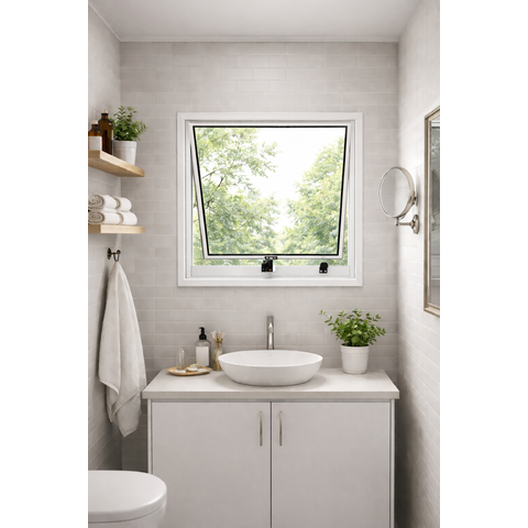 Vitro Projetante 60x60 Alumínio Branco Vidro Liso