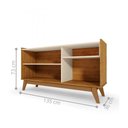 Ver imagem 2 de Rack para Tv com 2 Portas e Nichos Laterais