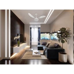 Ventilador de Teto Paraty 3 Pás Branco 220v com Controle Remoto - 2 Ventilador de Teto Paraty 3 Pás Branco 220v com Controle Remoto - 2