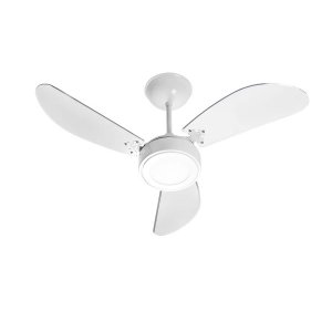 Ventilador de Teto New Cristal LED Br/Tr 110V com Controle Remoto