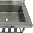 Ver imagem 5 de Pia Aço Inox Industrial 150x70x90 cm Cuba Grande Cubão Direita Nortinox