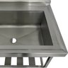 Pia Aço Inox Industrial 150x70x90 Cm Cuba Grande Cubão Direita Nortinox - 5