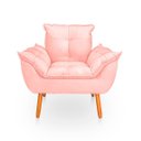 Ver imagem 1 de Poltrona Opala para Sala Confortável e Reforçada Suede