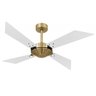 Ventilador de Teto Office Tech Dourado/Br 110V com Controle Remoto - 1