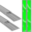 Ver imagem 1 de Kit 2 Canaletas de Piso 50x20 2mts +dupla Face Cinza Elesys