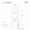 Ver imagem 5 de Assento para Vaso Sanitário Icasa Vesúvio Branco em Resina