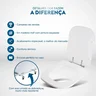 Tampa de Privada Mist Branco para louça Icasa 6lpf - 3