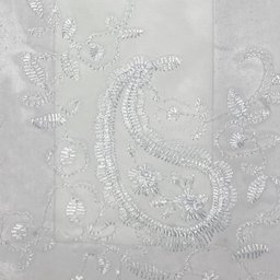 Cortina Voil Bordado com Forro 100% Blackout 2,60 M X 1,80 M Vitti Ambientes Branco - 1