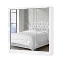 Ver imagem 2 de Guarda Roupa com 3 Portas Espelhadas Sapphire -grand Line