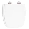 Assento Sanitário Poliester Soft Close Savary Branco para vaso Eternit 6lpf - 1
