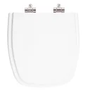 Ver imagem 1 de Tampa de Vaso Sanitário Poliéster com Amortecedor Savary Branco para bacia Eternit