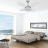 Ventilador de Teto Vd300 Palmae Prata/Br 110V com Controle Remoto - 2