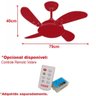 Ventilador de Teto Vd300 Mini Fly Prata/Br 110V com Controle Remoto - 4