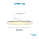 Ver imagem 2 de Luminária de Embutir Smart 18W Dimerizável com Comando de Voz Elgin