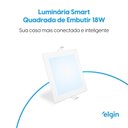 Ver imagem 5 de Luminária de Embutir Smart 18W Dimerizável com Comando de Voz Elgin