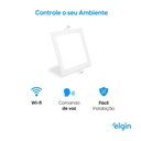 Ver mais imagens de Luminária de Embutir Smart 18W Dimerizável com Comando de Voz Elgin