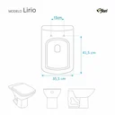 Ver imagem 3 de Tampa de Vaso Lirio Branco para bacia Fiori 6lpf