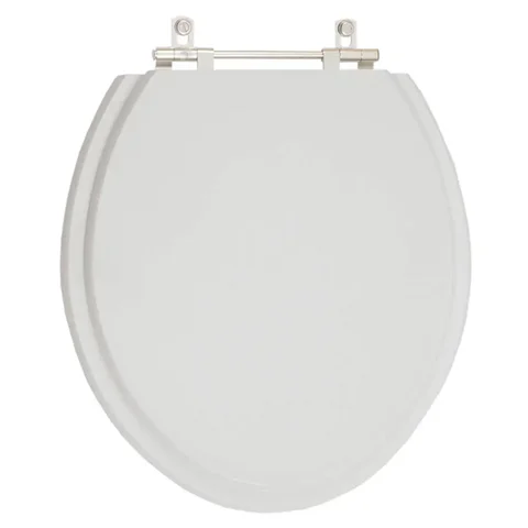 Tampa de Vaso em MDF Fiori Cinza Claro para bacia Fiori
