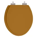 Ver imagem 1 de Assento Sanitário Poliester Soft Close Fiori Ocre para vaso Fiori 6lpf