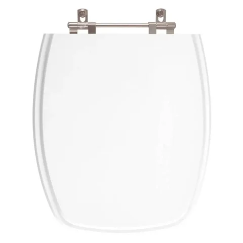 Tampa de Vaso em MDF Amarilis Branco para bacia Fiori