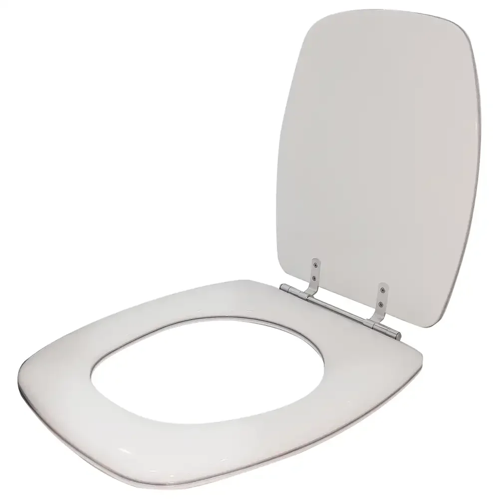 Tampa de Privada Almofadada Amarilis Branco para louça Fiori 6lpf - 2