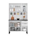Ver imagem 3 de Kit de Cozinha Compacta Pratika Branco 120cm em Aço Itatiaia