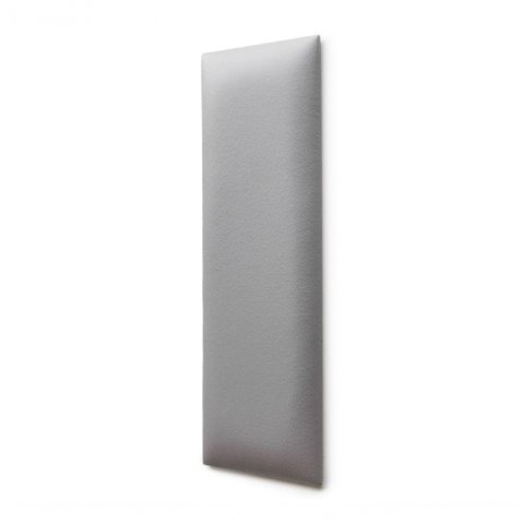 Placa Cabeceira 20cm X 60cm Unidade Courino Cinza