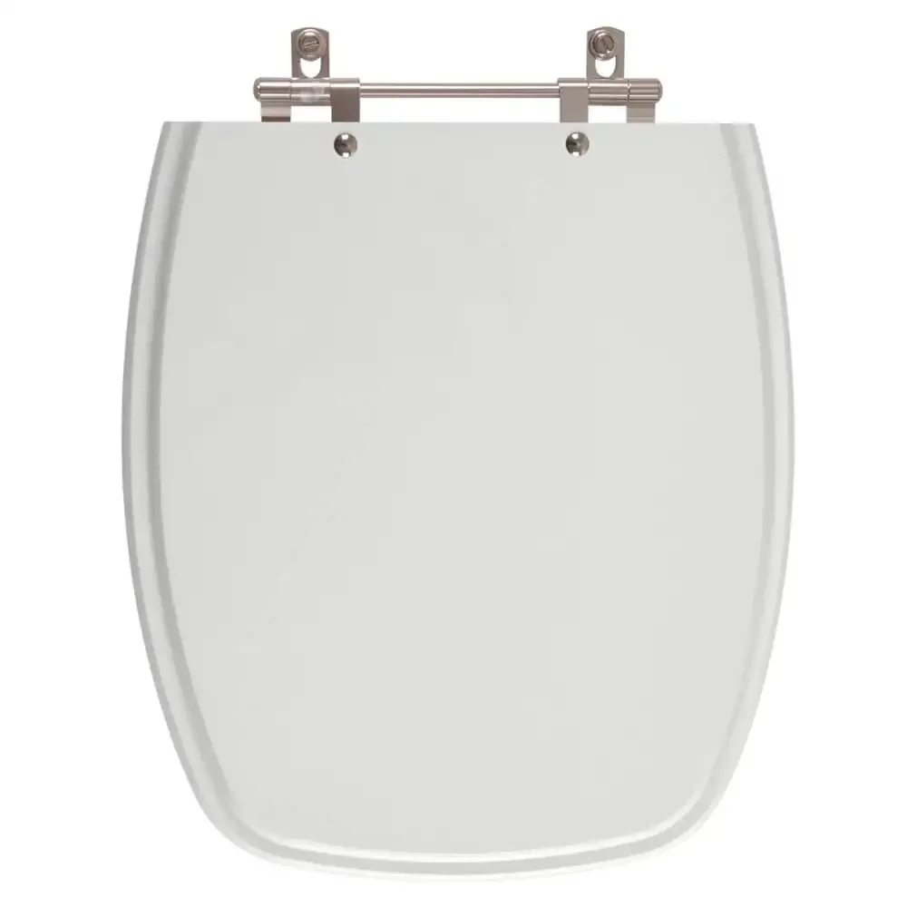Assento Sanitário Amarilis Cinza Claro para vaso Fiori - 1