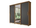 Ver imagem 1 de Roupeiro/Armário/Guarda Roupas/Organizador PAN Com 3 Portas de Correr 4 Gavetas Com Corrediças Teles