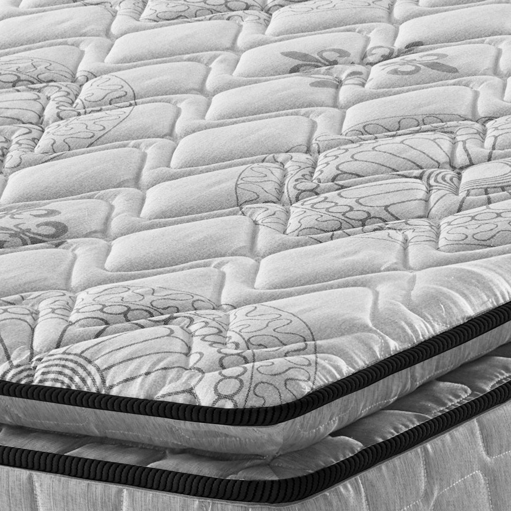 Cama Box Baú Casal Preto + Colchão Ortopédico Espuma D33 Pillow Top Hanover One 138x188x64cm - 6