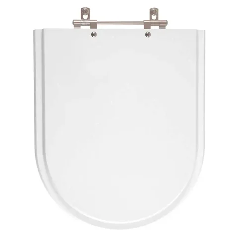 Tampa de Vaso em MDF Jasmim Branco para bacia Fiori