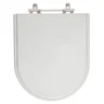 Assento Sanitário Jasmim Cinza Claro para bacia Fiori 6lpf - 1